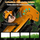 14 Inch Push Lawn Mower with 5 Steel Blades and Grass Catcher Bag by LJGDeals