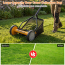 14 Inch Push Lawn Mower with 5 Steel Blades and Grass Catcher Bag by LJGDeals