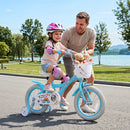 Girls Bike 12-18 Inch with Training Wheels and Basket by DirectDeals