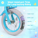 Girls Bike 12-18 Inch with Training Wheels and Front Bag by LJGDeals