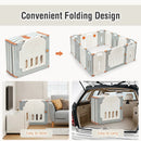 Foldable Baby Playpen 14 Panel Activity Center Safety Play Yard by LJGDeals
