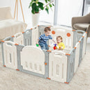 Foldable Baby Playpen 14 Panel Activity Center Safety Play Yard by LJGDeals