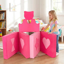 14 Piece Kids Play Couch Modular Foam Climbing Blocks for Kids 3+ Years Old-Pink by LJGDeals