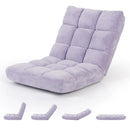 Adjustable 14-position Cushioned Floor Chair by LJGDeals