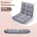 Adjustable 14-position Cushioned Floor Chair by LJGDeals