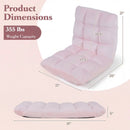 Adjustable 14-position Cushioned Floor Chair by LJGDeals