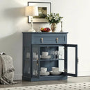 Modern Glass Door Cabinet – 3 Styles | Adjustable Shelves | Compact Storage Cupboard by 2Dropme