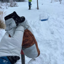 5280 Water Buffalo Leather Mitten - White