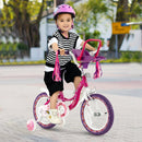16 Inch Kids Bike with Doll Seat and Removable Training Wheels-16 inches by LJGDeals