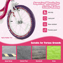 16 Inch Kids Bike with Doll Seat and Removable Training Wheels-16 inches