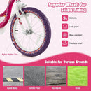 16 Inch Kids Bike with Doll Seat and Removable Training Wheels-16 inches by LJGDeals