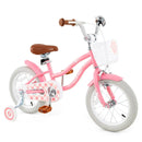 14 Inch Kids Bike with Training Wheels and Basket for Boys Girls 3-5 Years Old-14 inches by LJGDeals