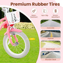 14 Inch Kids Bike with Training Wheels and Basket for Boys Girls 3-5 Years Old-14 inches