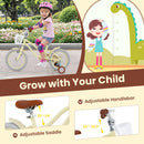 14 Inch Kids Bike Adjustable with Training Wheels Ages 3-8 Years Olds-14 inches