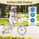 14/16/18 Inch Kids Bike Adjustable with Training Wheels Ages 3-8 Years Olds-16 inches by LJGDeals