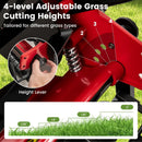 14 Inch Push Lawn Mower with 5 Steel Blades and Grass Catcher Bag by LJGDeals