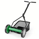 14 Inch Push Lawn Mower with 5 Steel Blades and Grass Catcher Bag by LJGDeals