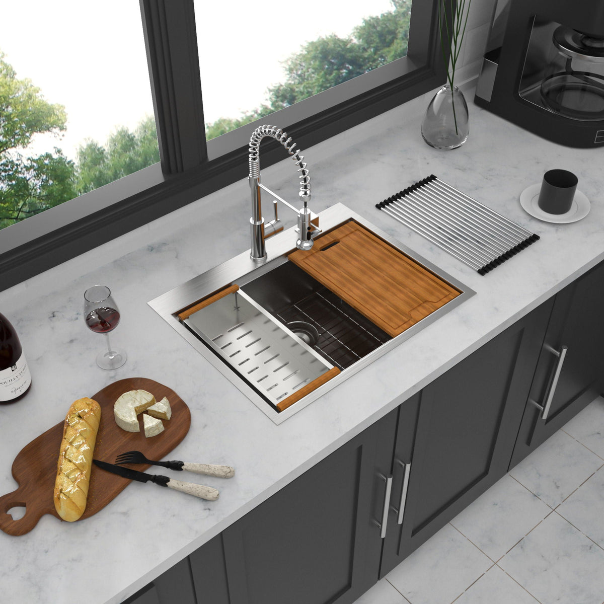 Drop In Kitchen Sink Stainless Steel 16 Gauge, photo 10 of 38