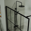 Shower Screen Walk In Wet Room - Black by HouseOfZazla