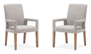 Lindon - Dining Arm Chair With Upholstered Seat & Back (Set of 2)