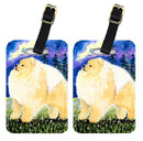 Pomeranian Luggage Tag