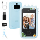 Kids Toy Smartphone Dual Camera Phone Touchscreen Learning Toy with Shockproof Cartoon Case Torch 16 Games ABC Learning for Boys Girls Aged 3+