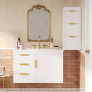 Modern Wall Mounted Floating Cabinet With Drawers For Bathroom by Unique Piece Furniture