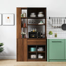 70.87"H Tall Storage Cabinet with Multi-Functional Storage Space by HouseOfZazla