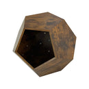 25.98" Shaped Modern Pet Furniture Cat Kennel Side Table MDF Multi-Purpose Furniture Antique Wood Color