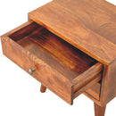 Mini Modern Bedside Table - Chestnut by Unique Piece Furniture
