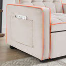 Modern 3 In 1 Sofa Bed Chair, Adjustable Recliner by HouseOfZazla