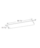 52"W Cloud 1-Light Integrated LED Light LightStrip Puff Light Fixture by RP Lighting by LampsUSA