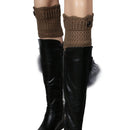 Women Winter Crochet Knit Leg Warmers