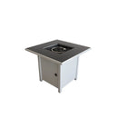 Fire Pit With Powder Coated And Top - White by HouseOfZazla
