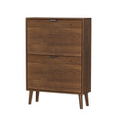 Medieval - Independent Shoe Cabinet With 2 Flip Drawers by Unique Piece Furniture