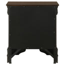 Louis Philippe 2-drawer Nightstand Cappuccino