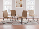 Pharwynn - Dining Upholstered Side Chair (Set of 4) - Toast