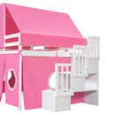 Loft Bed With Tent And Tower by HouseOfZazla
