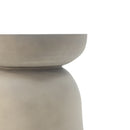 Outdoor Round Top MGO Drum Side Table