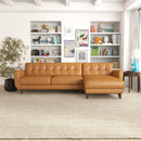 Allison - Mid-Century Modern Sectional Sofa Chaise by HouseOfZazla