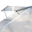 Polycarbonate house, Heavy Duty Outdoor Aluminum Walk-In House Kit With Rain Gutter, Vent And Door For Backyard Garden by HouseOfZazla