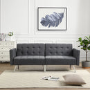 Futon Sofa Bed Convertible Folding Lounge Couch, Armrests by Unique Piece Furniture