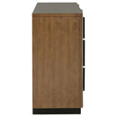 Moraga - 6 Drawer Dresser Cabinet - Ash Brown