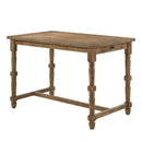 Farsiris - Counter Height Table - Weathered Oak by Unique Piece Furniture