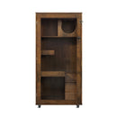 Basia Indoor Rubber Wood Cat Cabinet