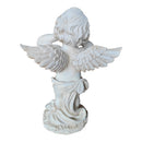 Winged Angel Covering Her Ears Resin Ornament