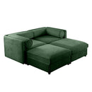 Contemporary Elegant Sofa With Storage And Ottoman by HouseOfZazla