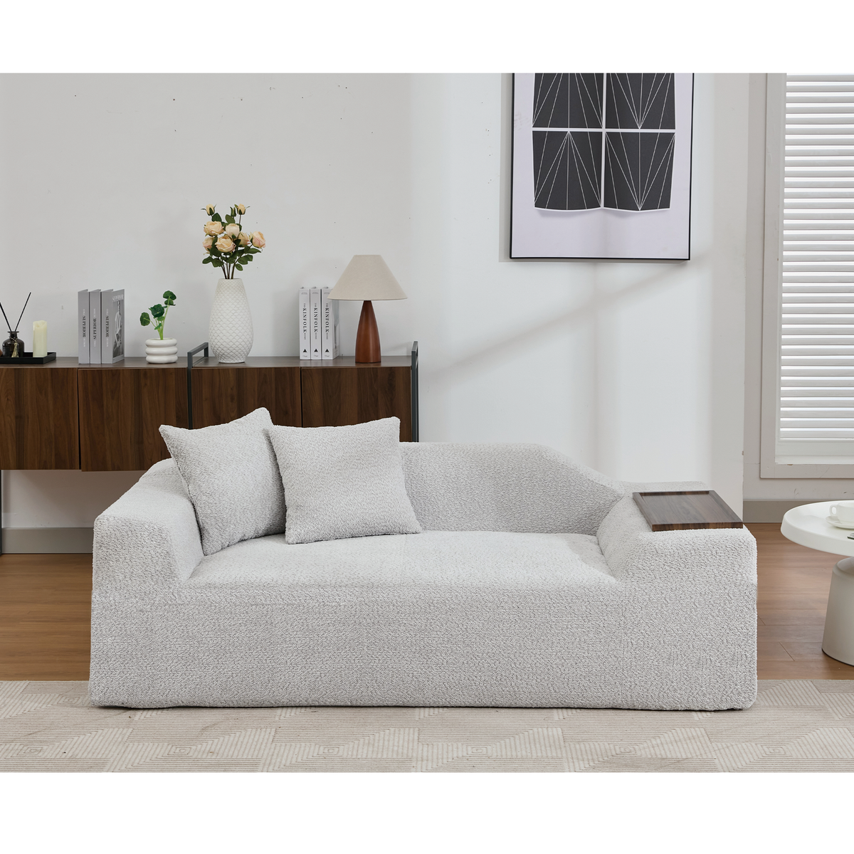2 Piece Boucle Cloud Sofa Set, photo 10 of 10