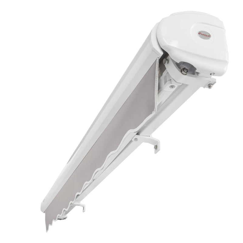 [14x10FT] Awntech Key West Premium Electric Outdoor Motorized Retractable Awning [FCL14/FCR14-SBY] (SAK46935)