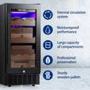 15 Inch Cigar Humidor Electric Humidor Black X5196H